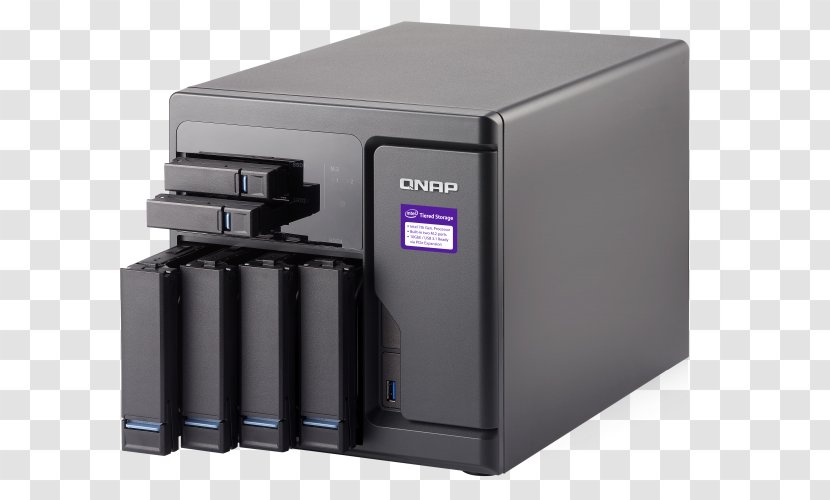 Intel QNAP TVS-682-I3-8G 6 Bay NAS Network Storage Systems Systems, Inc. ISCSI - Electronics Accessory Transparent PNG
