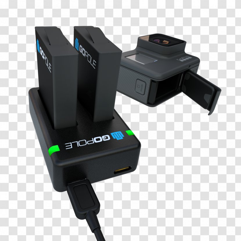 Battery Charger GoPro HERO5 Black Electric HERO6 - Gopro Hero6 - Hero 6 Transparent PNG