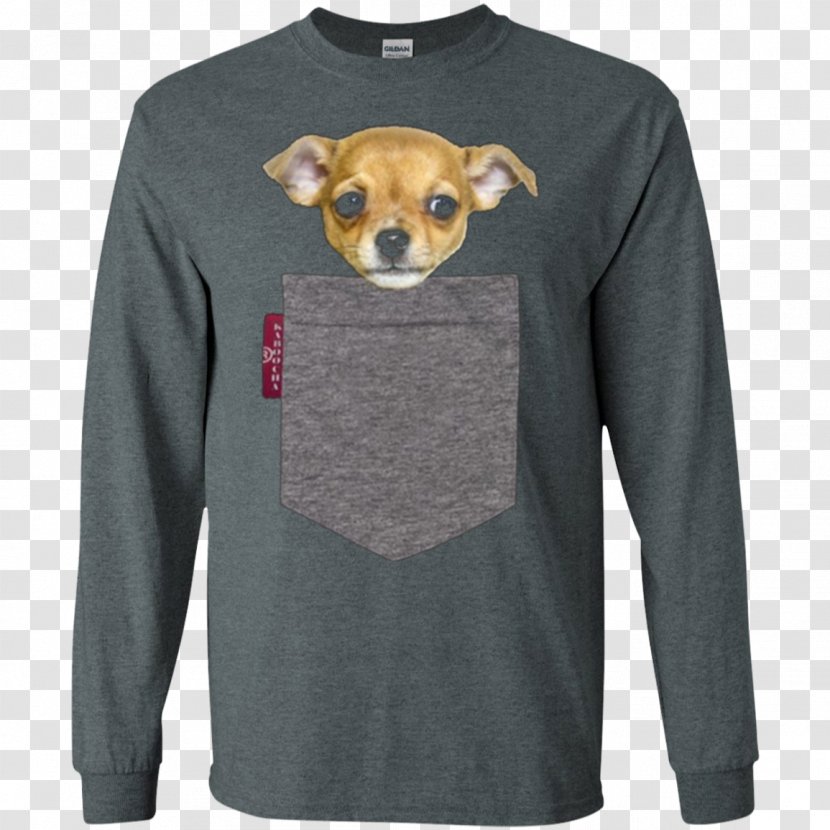T-shirt Disc Golf Clothing Sleeve - Carnivoran - Chihuahua Dog Transparent PNG