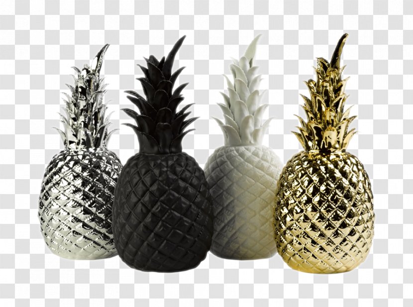 Porcelain Pineapple Ceramic Furniture Vase - Decorative Arts - Gold Transparent PNG