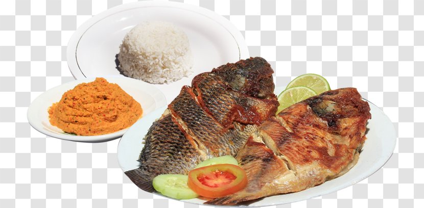 Barbecue Asian Cuisine Fried Rice Ikan Bakar - Steaming Transparent PNG