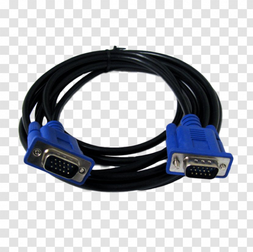 Laptop VGA Connector Computer Monitors Electrical Cable Super Video Graphics Array - Lightbulbs Transparent PNG