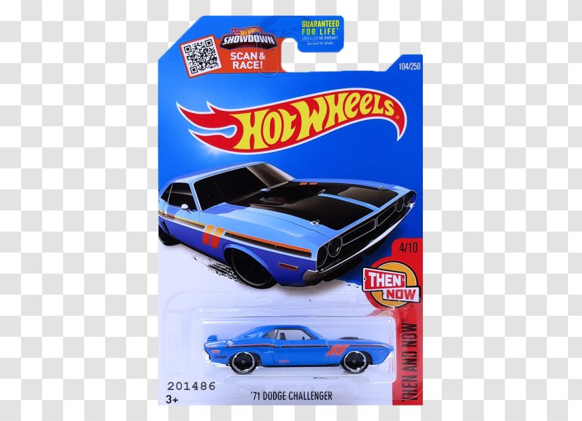 Dodge Challenger Car Hot Wheels Die-cast Toy - Model - Race Off Transparent PNG