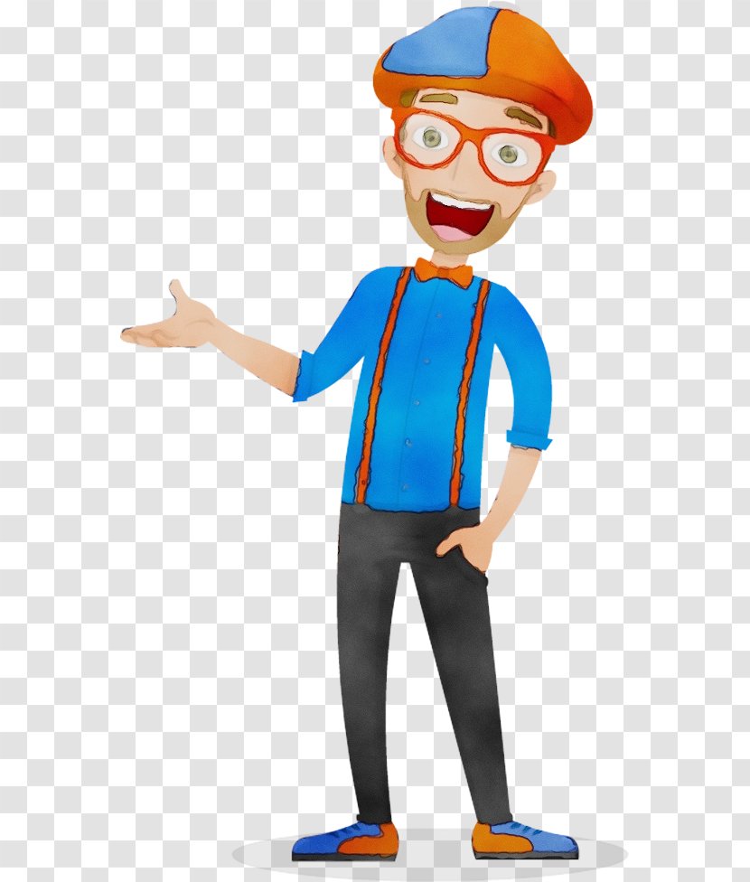 Blippi Machines Transparency Music Download - Costume - Gesture Clown Transparent PNG