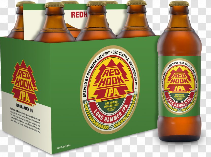 Redhook Ale Brewery Beer India Pale - Bottle Transparent PNG