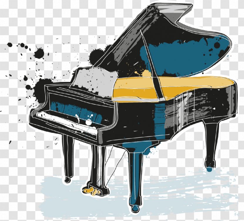 Musical Instruments Piano - Silhouette - Grand Transparent PNG