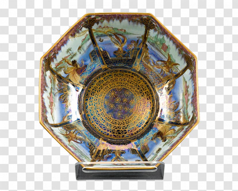 Ceramic Art Wedgwood Porcelain Bowl - Cobalt Blue - Moorish Patterns Transparent PNG