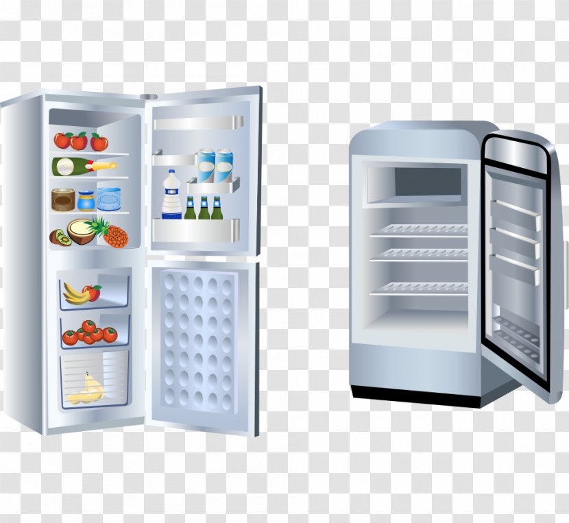Kitchen Utensil Home Appliance Icon - Cabinet - Refrigerator Transparent PNG