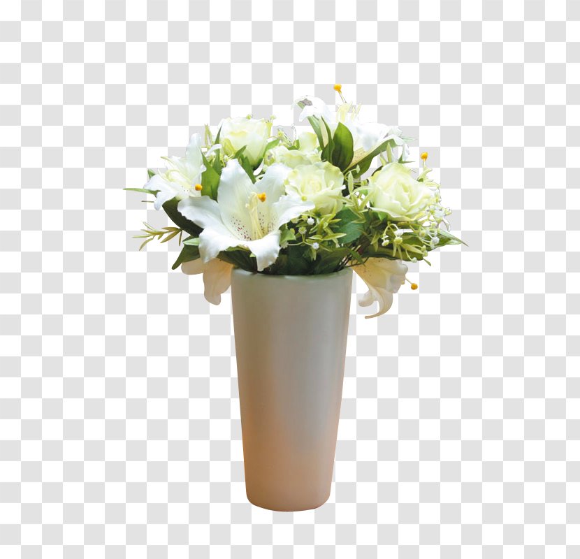 Floral Design Vase Flower Bouquet Lilium - Lily Transparent PNG