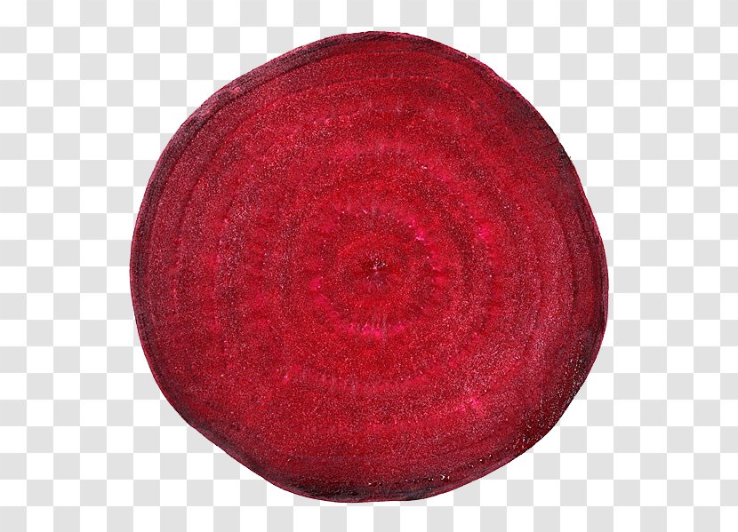 Red Circle - Beetroot Free Hair Material Transparent PNG