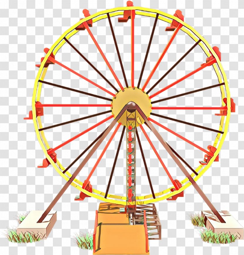 Ferris Wheel Tourist Attraction Amusement Park Recreation Ride - Nonbuilding Structure Transparent PNG