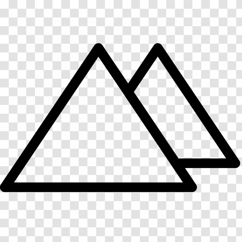 Pyramid - Area - Icon Design Transparent PNG