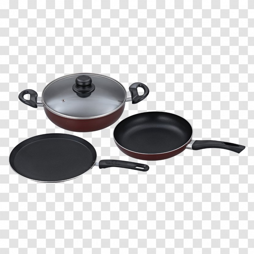 Karahi Cookware Induction Cooking Non-stick Surface Frying Pan - Tava Transparent PNG