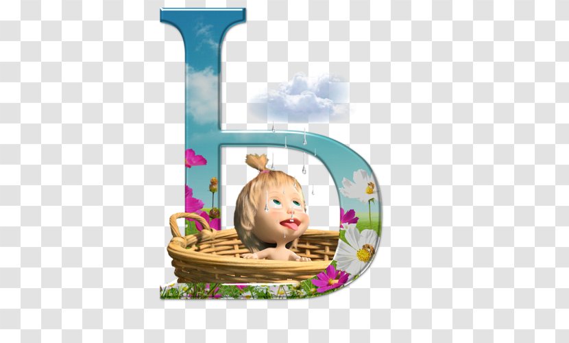 Masha And The Bear Alphabet Letter - Word Transparent PNG