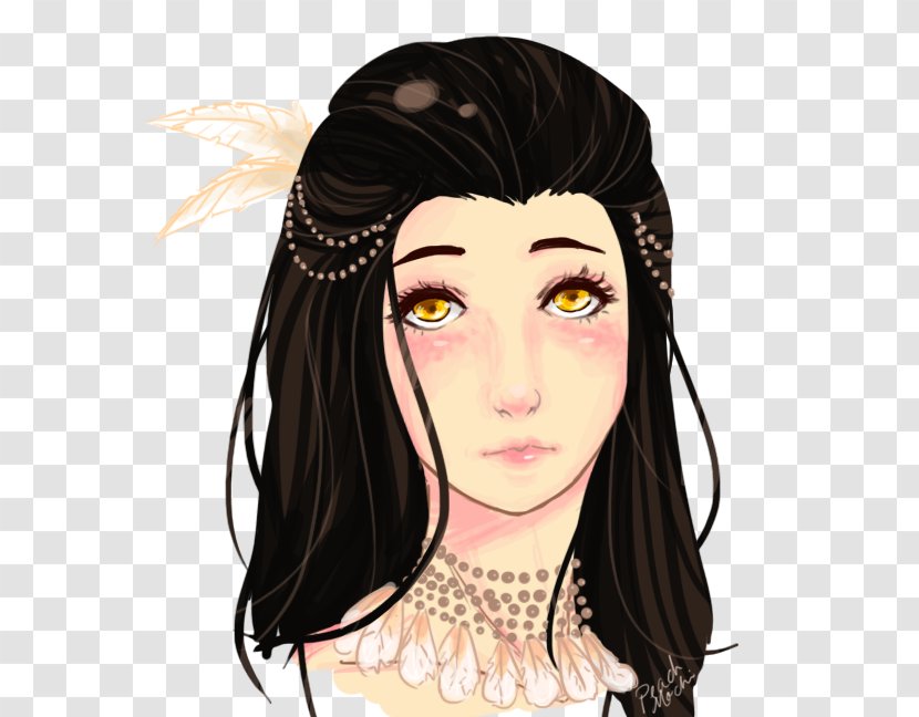 Nose Eyebrow Black Hair Eyelash Forehead - Tree Transparent PNG