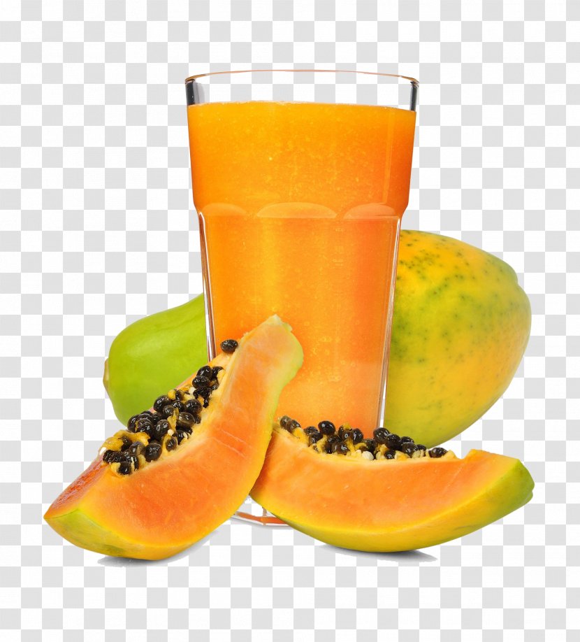 Orange Juice Smoothie Papaya Mango - Carrot Transparent PNG