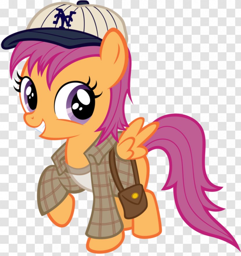 Scootaloo Pony Elsa Schneider Art - Flower - Scootaround Transparent PNG