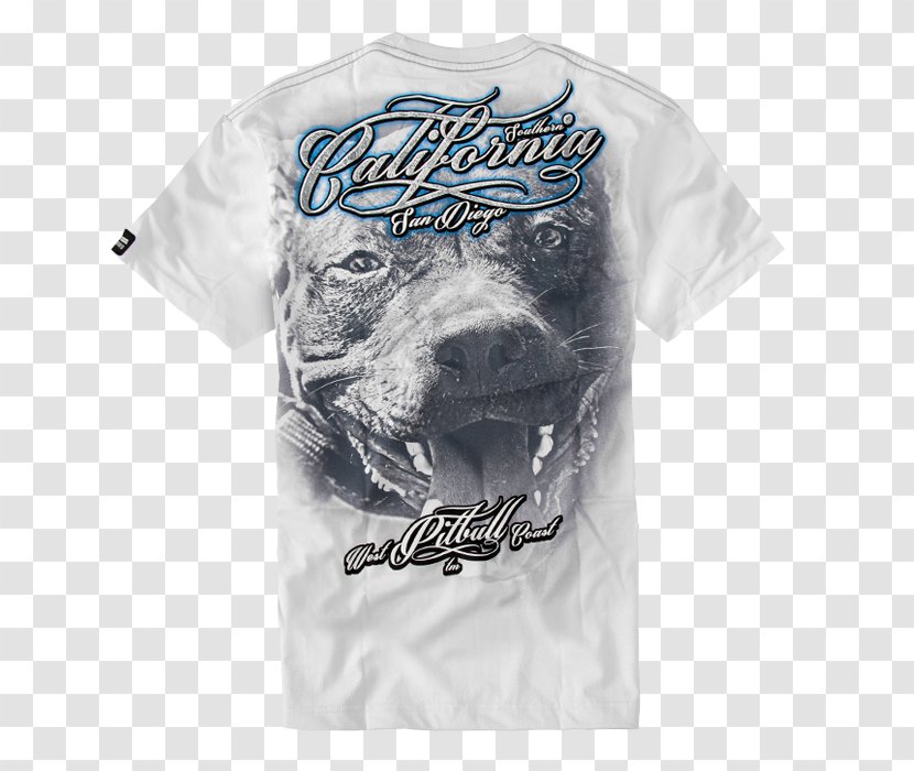 American Pit Bull Terrier T-shirt Top Hood White - Tshirt Transparent PNG