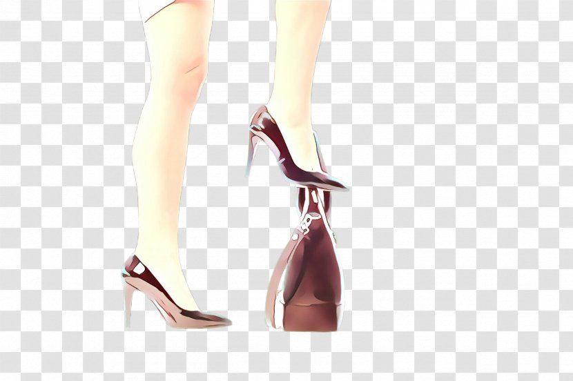 Footwear High Heels Leg Brown Mary Jane - Beige - Leather Court Shoe Transparent PNG