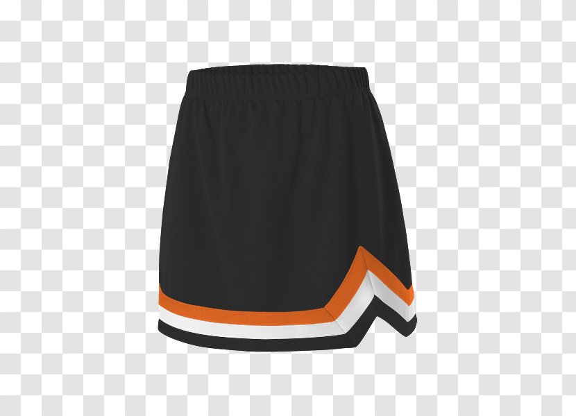 Navy Blue Cheerleading Uniforms Skirt Red - Active Shorts - Orange Transparent PNG