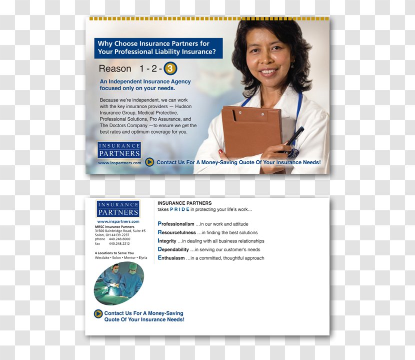 Life Insurance Service Health Physician - Marketing - Builder's Trade Show Flyer Transparent PNG