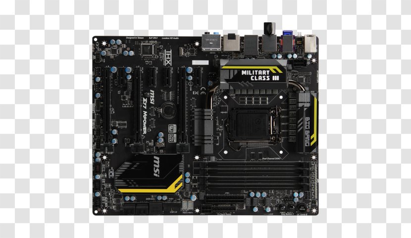 Motherboard MSI Z77 MPower LGA 1155 Micro-Star International - Homebuilt Computer Transparent PNG