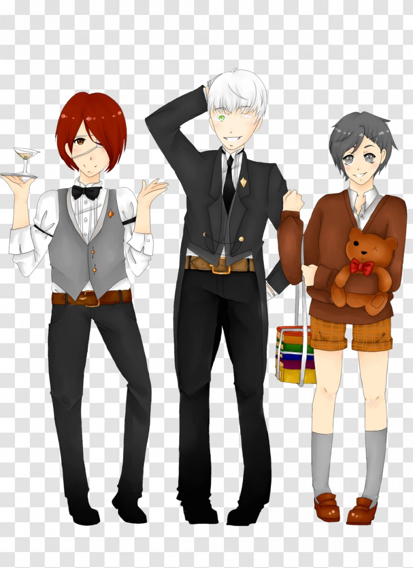 Formal Wear Cartoon Suit Uniform - Gentleman Transparent PNG