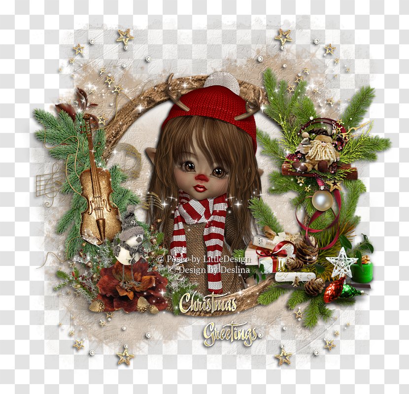Christmas Ornament Doll Day - Holly - Happy Mail] Transparent PNG