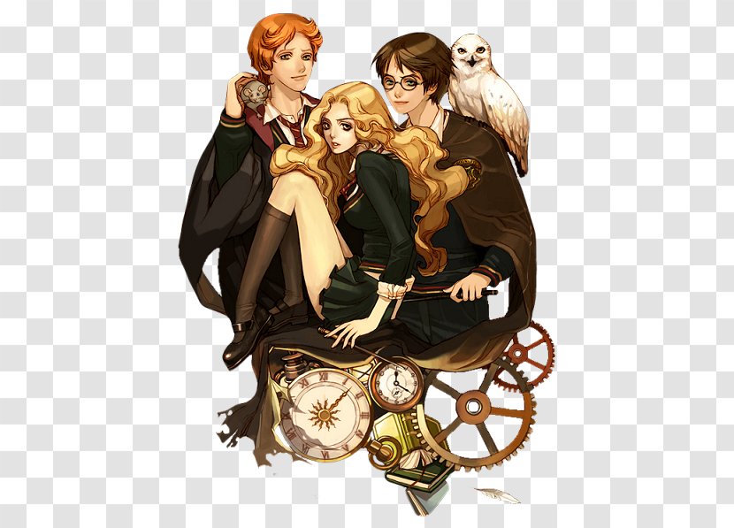 Hermione Granger Ron Weasley Harry Potter And The Philosopher's Stone Luna Lovegood - Tree - Rox Rouky Transparent PNG