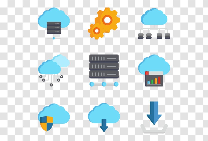 Cloud Storage Computing - Diagram - Winter Town Transparent PNG