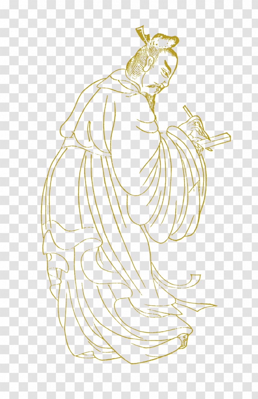 Painting Drawing Illustration - Head - Line Ancients Transparent PNG