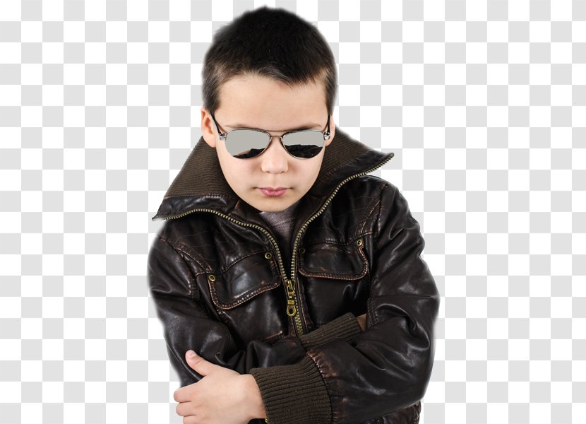 Leather Jacket Kids Beauty Spa Fashion Child Sunglasses - Childrens Entertainment Transparent PNG