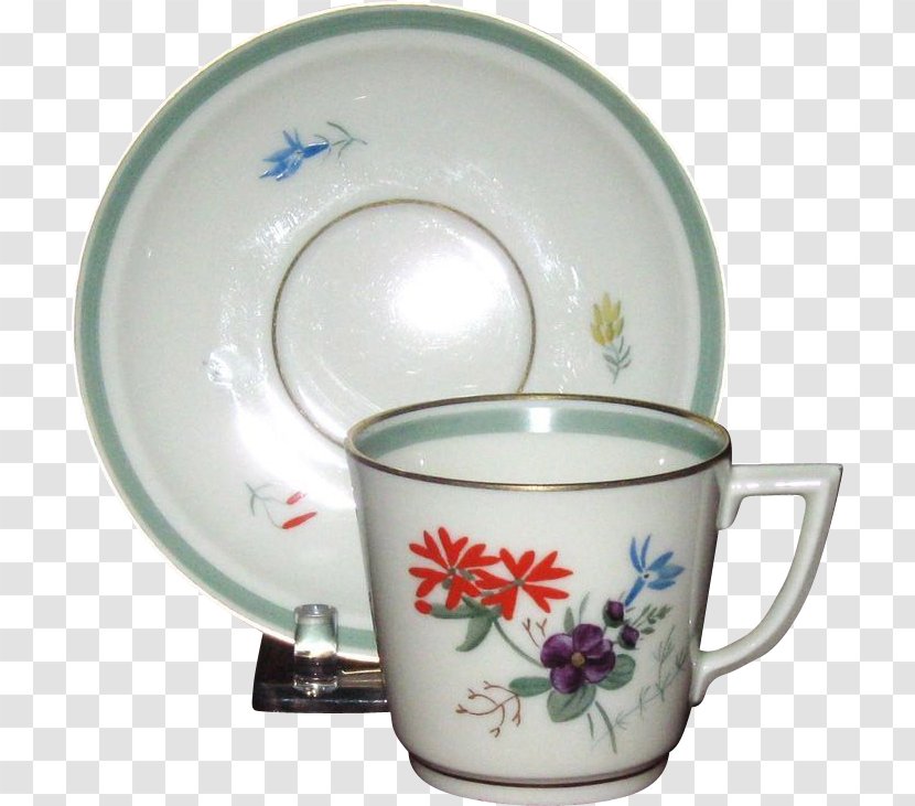 Coffee Cup Porcelain Saucer Mug - Serveware Transparent PNG