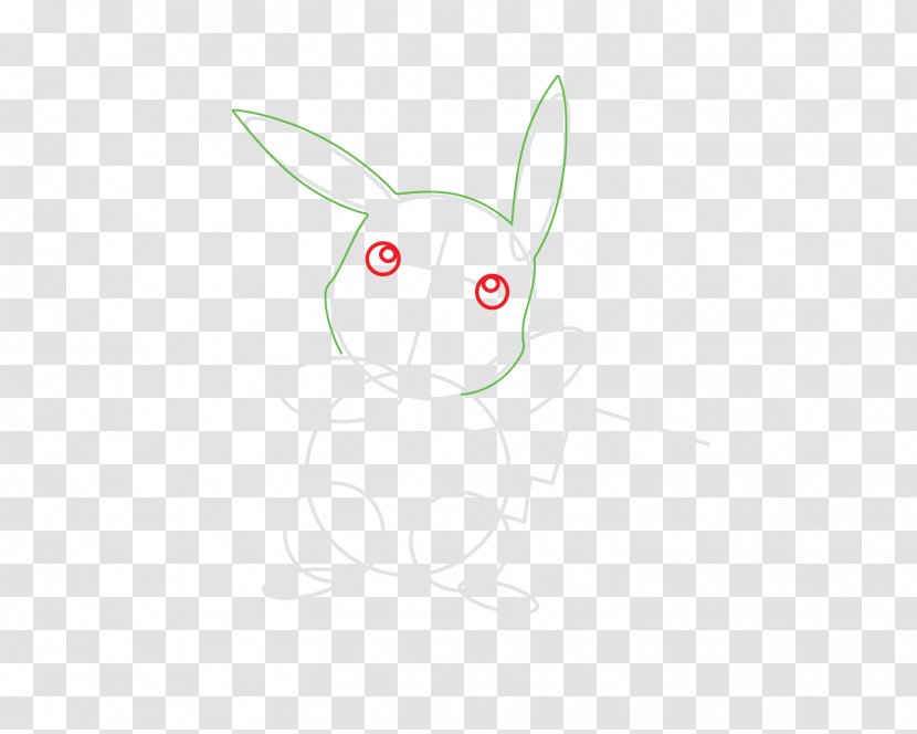 Domestic Rabbit Easter Bunny Hare Clip Art /m/02csf - Heart - Pikachu Female Transparent PNG