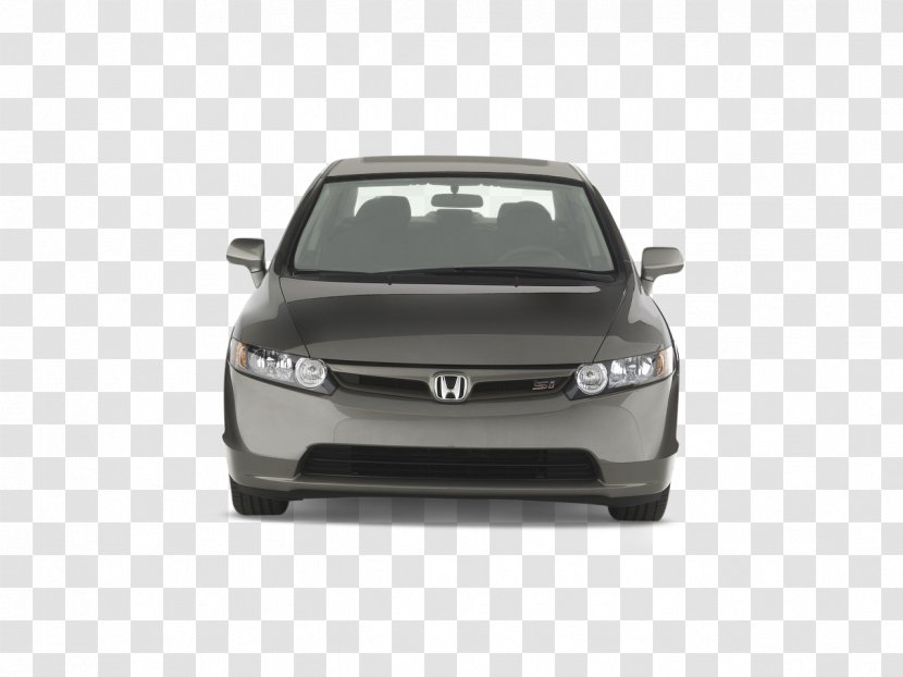 Honda Civic GX 2007 Hybrid Si Sedan Car - Vehicle Registration Plate Transparent PNG