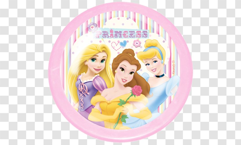 Rapunzel Cinderella Belle Disney Princess Light - Dishware Transparent PNG
