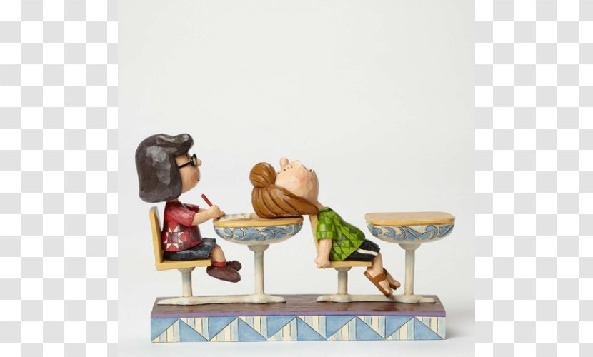 Peppermint Patty Marcie Snoopy Peanuts Figurine - Enesco Transparent PNG