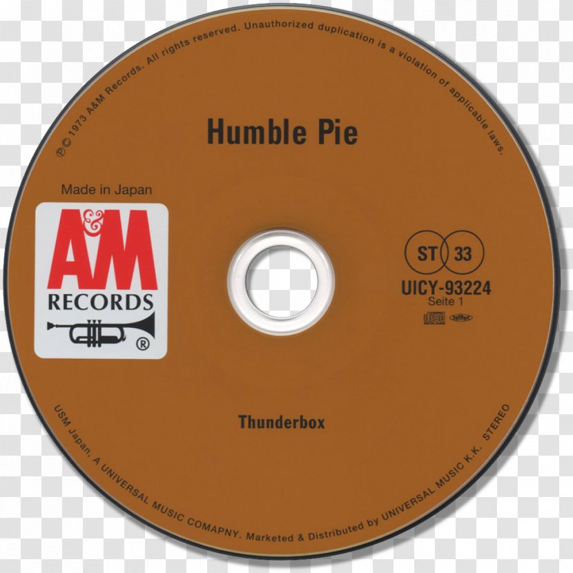Humble Pie Eat It A&M Records Album Compact Disc - Heart - Drift Away Transparent PNG