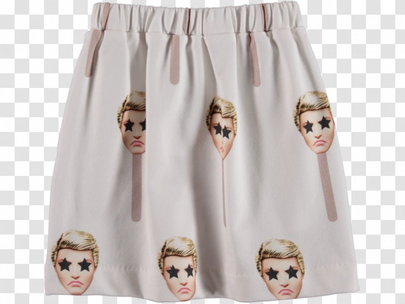 Skirt Waist Shorts - Popsicle Watercolor Transparent PNG