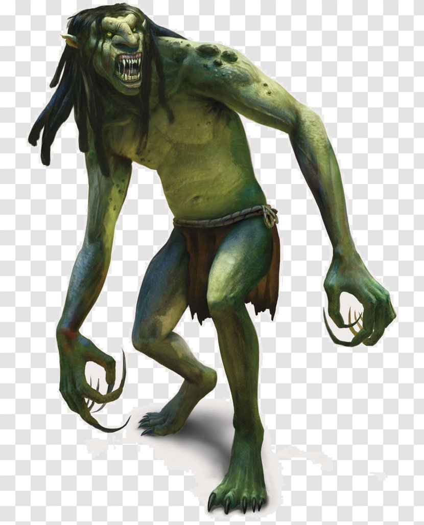 Dungeons & Dragons Monster Manual Troll Giant Forgotten Realms - Wizards Of The Coast Transparent PNG