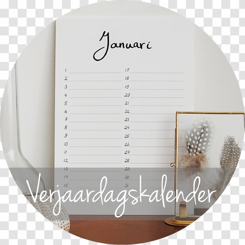 Verjaardagskalender Calendar Dutch Design - Highdefinition Television - Jungle Flowers Transparent PNG