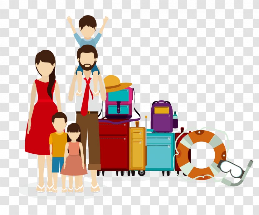 Vector Graphics Clip Art Travel Family Illustration Transparent PNG