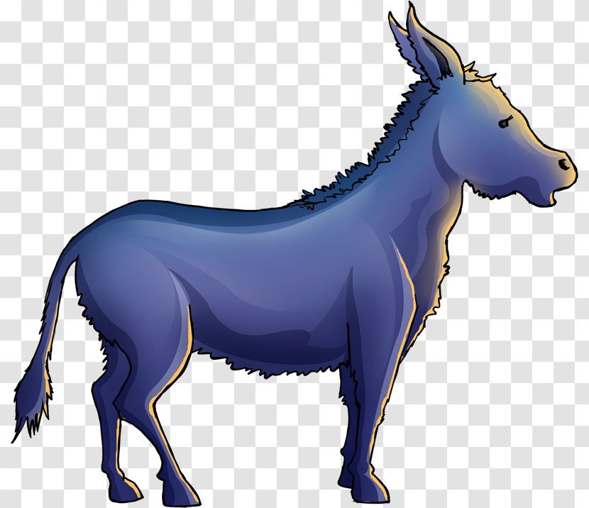 Mule Donkey Stallion Foal Clip Art - Fictional Character - Burro Transparent PNG