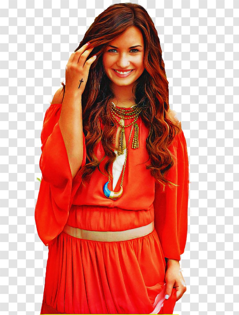 Demi Lovato Model Music Woman Singer - Lace Wig Waist Transparent PNG