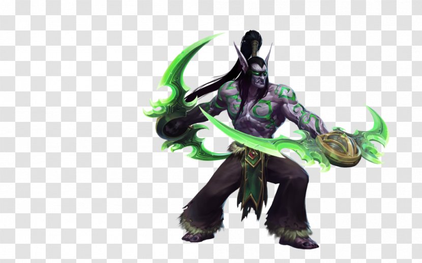 Heroes Of The Storm Illidan: World Warcraft BlizzCon Illidan Stormrage - Figurine Transparent PNG