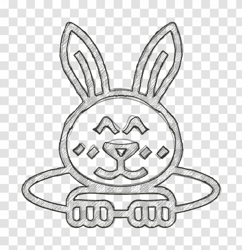 Easter Icon Rabbit Icon Transparent PNG