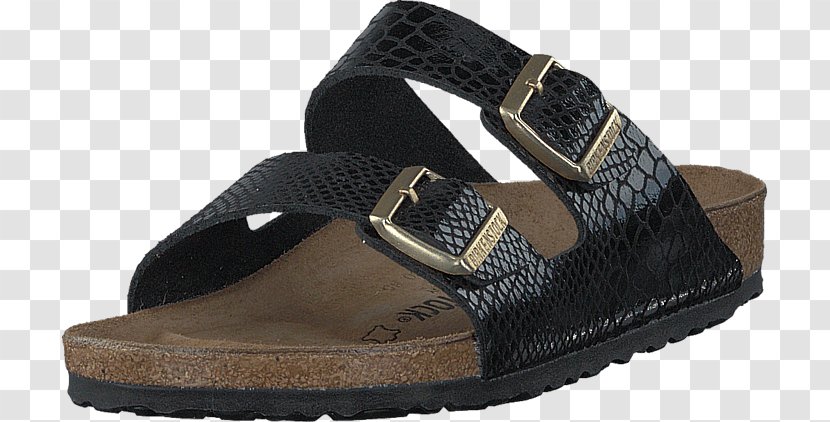 Slipper Sandal Birkenstock Shoe Crocs - Walking - Black Shiny Transparent PNG