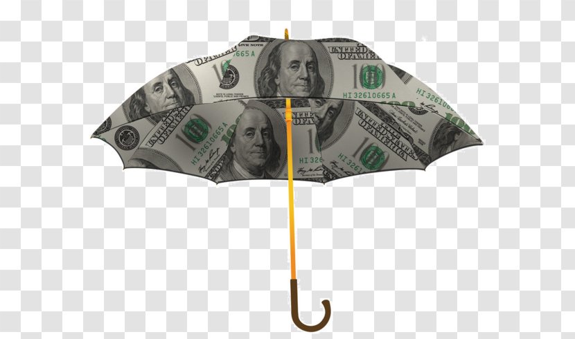 Money Banknote - Drawing - Printed Banknotes Umbrella Transparent PNG