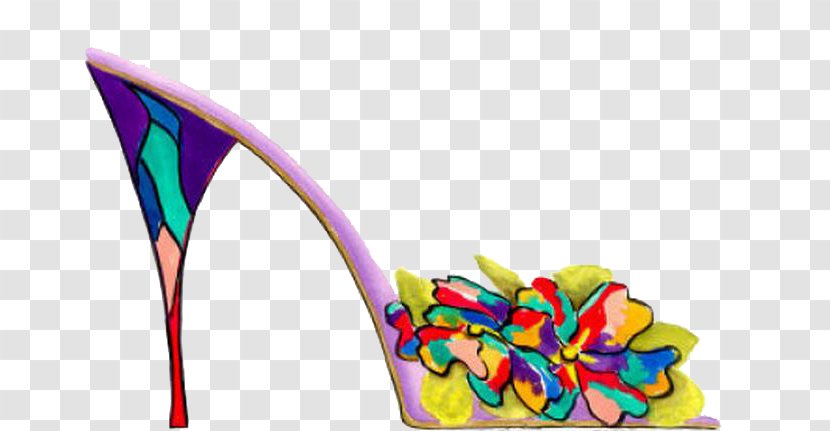 Shoe High-heeled Footwear You Can Heal Your Life Fashion Illustration - Decoupage - Beautiful High Heels Transparent PNG