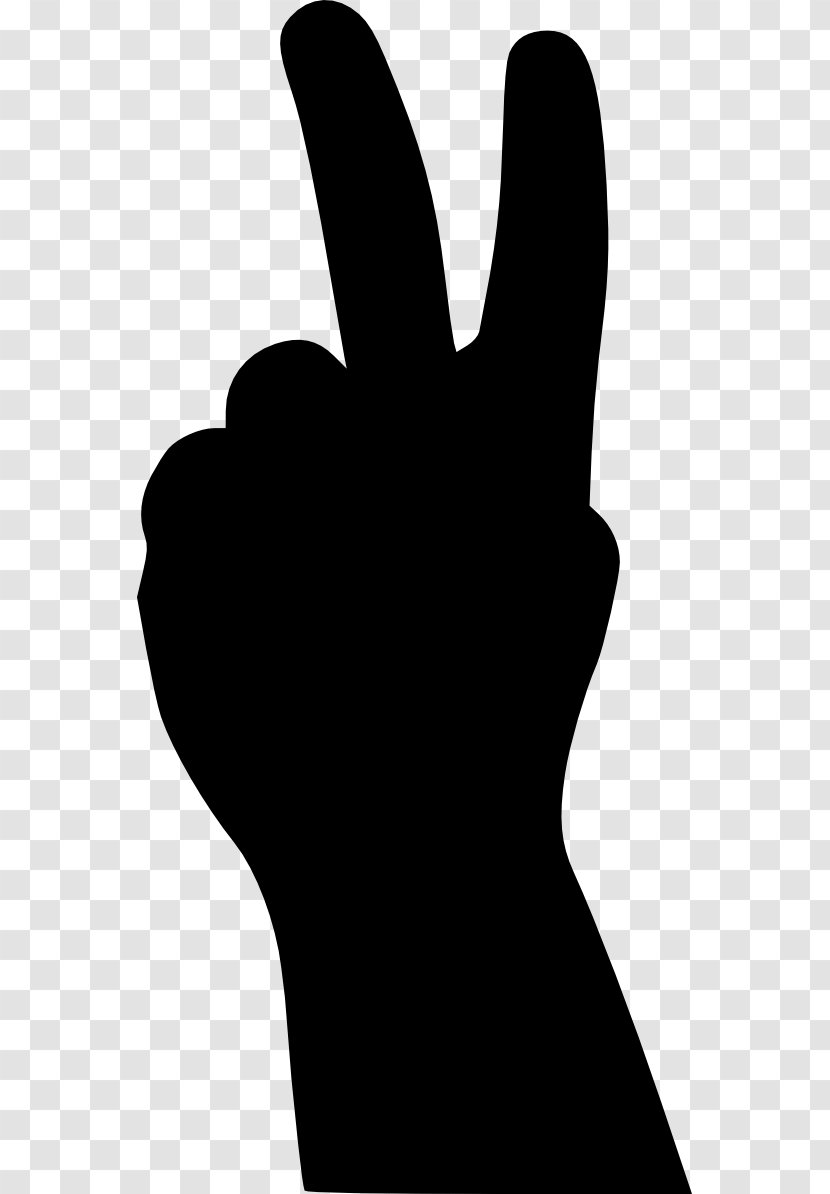 Free Content Clip Art - Thumb - Peace Sign Template Transparent PNG